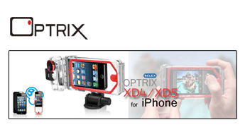 iPhoneをウェアラブルカメラや防水ケースにするoptrix(オプトリクス)の画像
